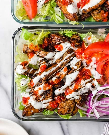 Food Cart-Style Chicken Salad with White Sauce