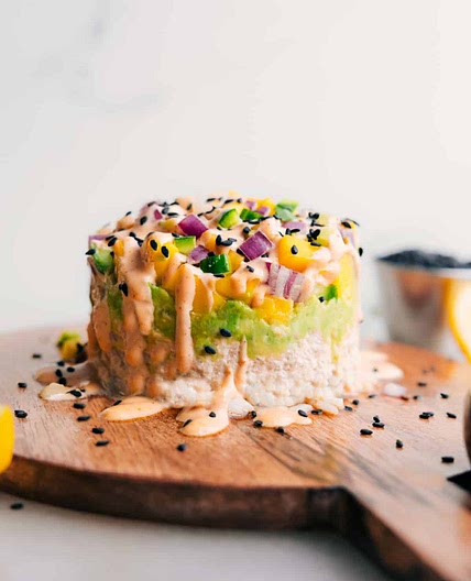 Tuna Sushi Stacks