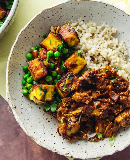 Mattar Paneer - Indian Peas with Paneer Cheese