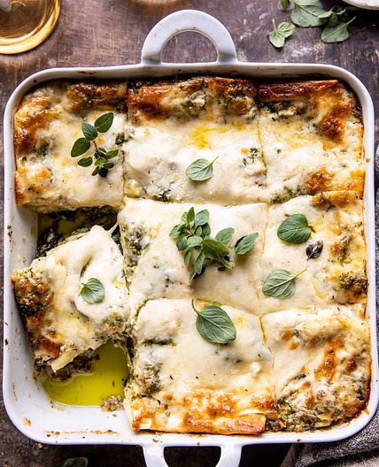 White Pesto Lasagna