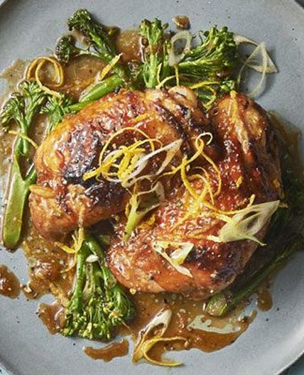 Chinese-style lemon marmalade chicken