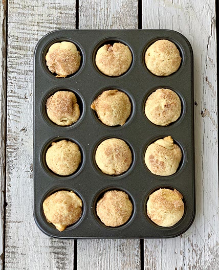 Mini Applesauce Muffins