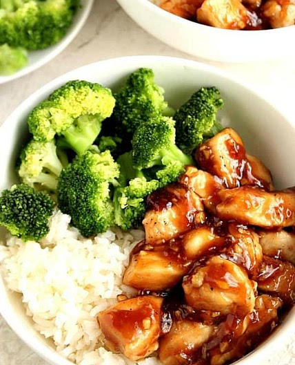 Quick Teriyaki Chicken Rice Bowls