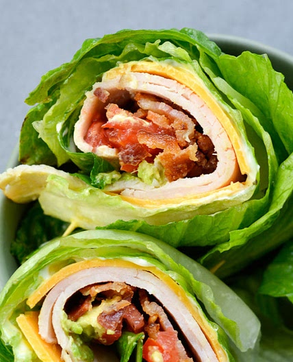 Keto Turkey Club Wrap