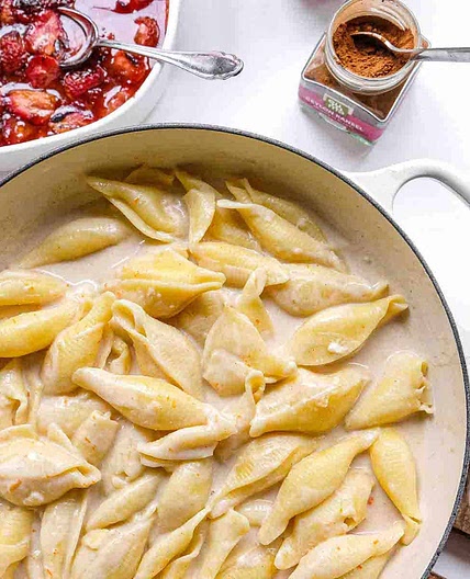 Sweet Cinnamon & Brown Sugar Dessert Pasta