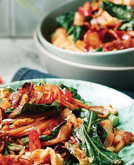 Vegetarian pad see ew