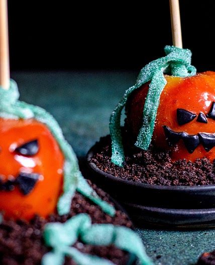 Caramel Apple Jack O’Lanterns