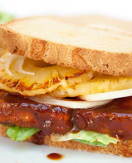 Baked BBQ Tofu Sandwich
