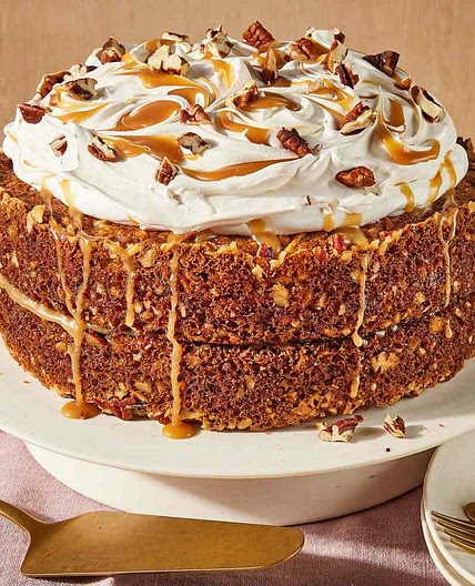 Apple-Pecan Carrot Cake