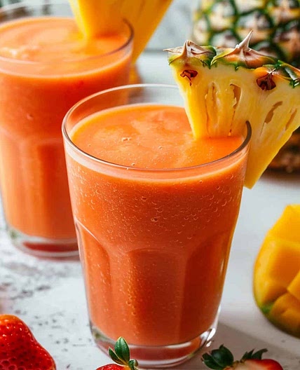 Sunrise Sunset Tropical Smoothie