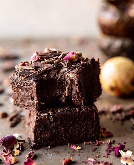 Fudgy Avocado Brownies with Chocolate Fudge Frosting