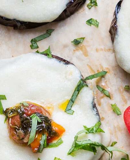 Grilled Eggplant Pizza