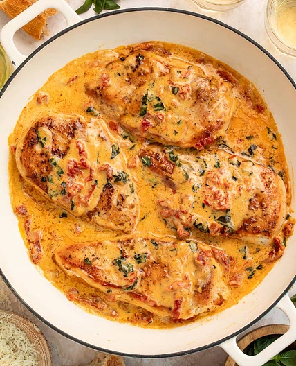 Marry Me Chicken (In a Sun-Dried Tomato Cream Sauce)