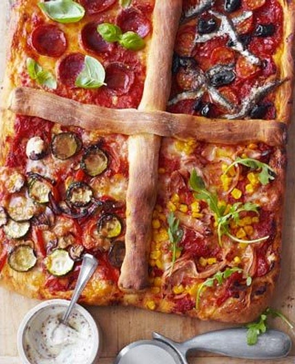 Four seasons pizza