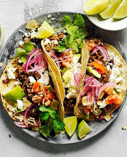 Beef tacos