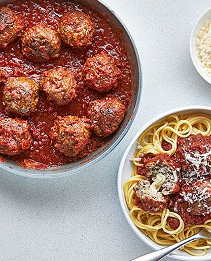 Next level spaghetti & meatballs