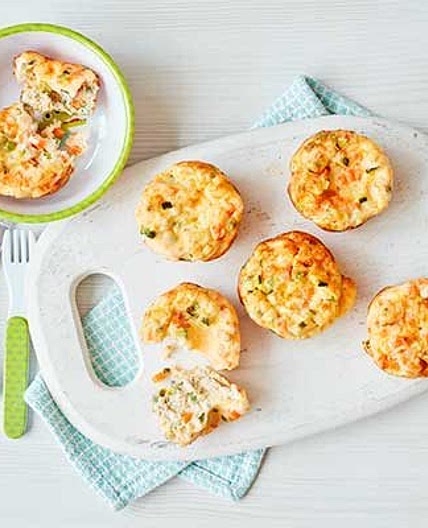 Toddler recipe: Mini egg & veg muffins