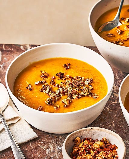 Healthy pumpkin soup