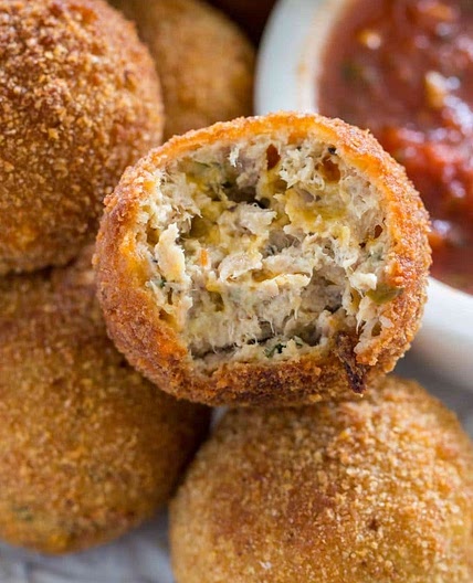 Cheesy Tuna Melt Balls