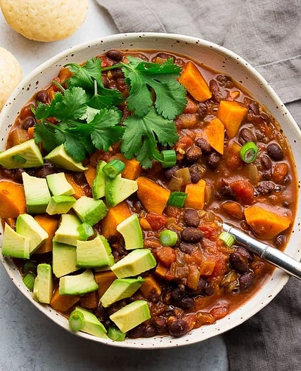 Sweet Potato Black Bean Chili