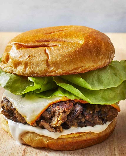 Mushroom Veggie Burger