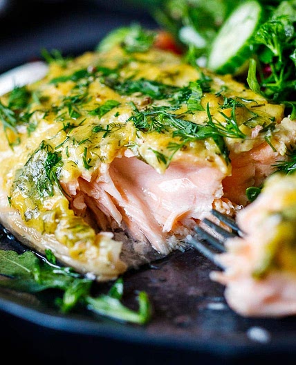 Baked Dijon Salmon