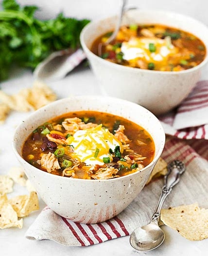 Crock Pot Chicken Enchilada Soup