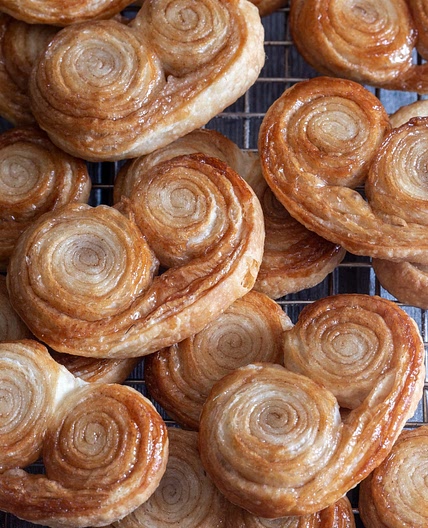 Cinnamon Sugar Puff Pastry Palmiers