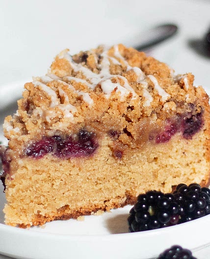 Blackberry Coffee Cake Recipe with Streusel Topping