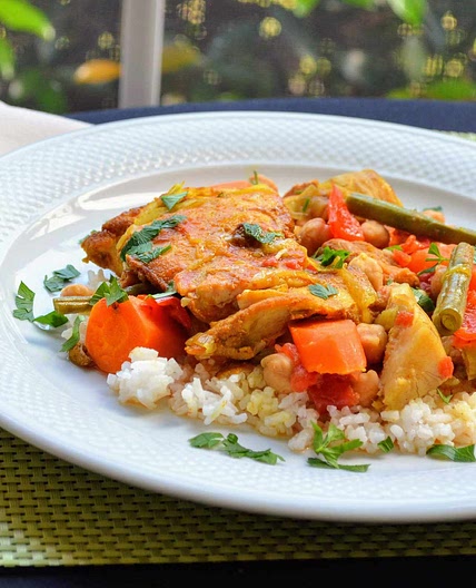 Slow Cooker Mediterranean Chicken and Vegetables