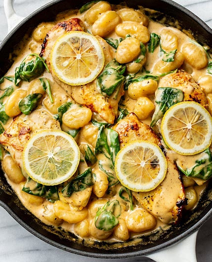 Lemon Chicken Gnocchi