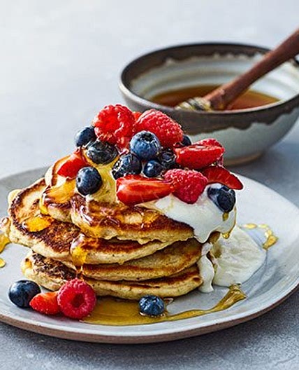 Leftover porridge pancakes