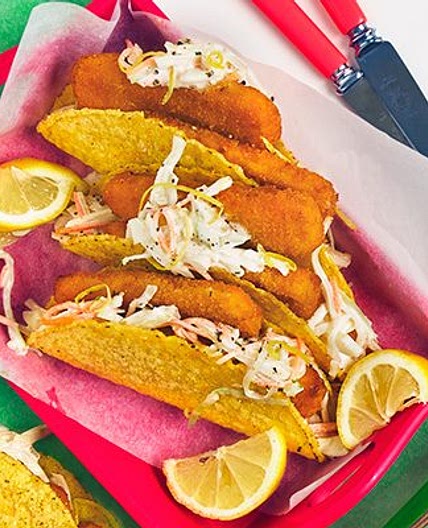Fish finger tacos