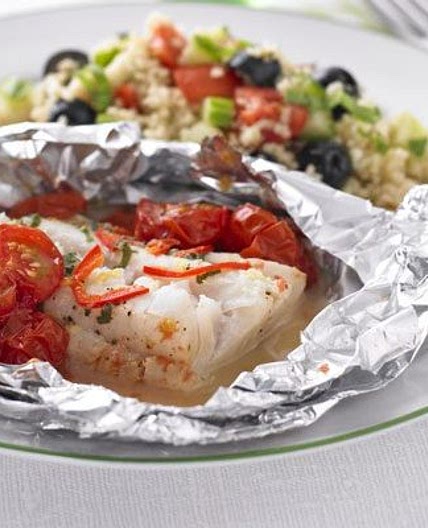 Mediterranean fish & couscous