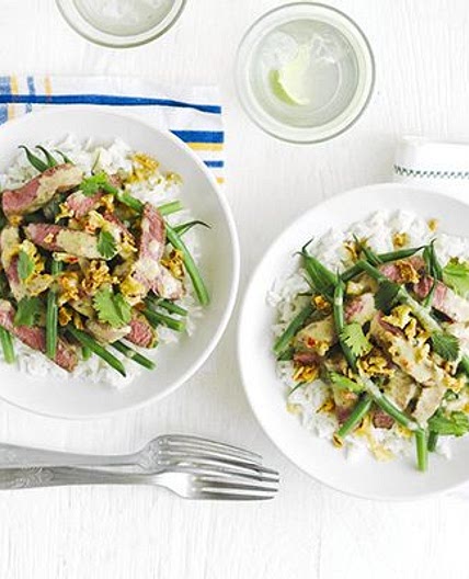 Thai beef with coconut dressing