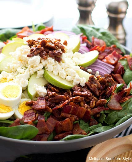 Spinach Salad with Honey Dijon Vinaigrette
