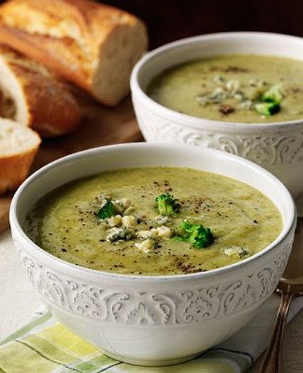 Soup maker broccoli and stilton soup