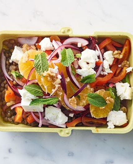Feta & clementine lunch bowl