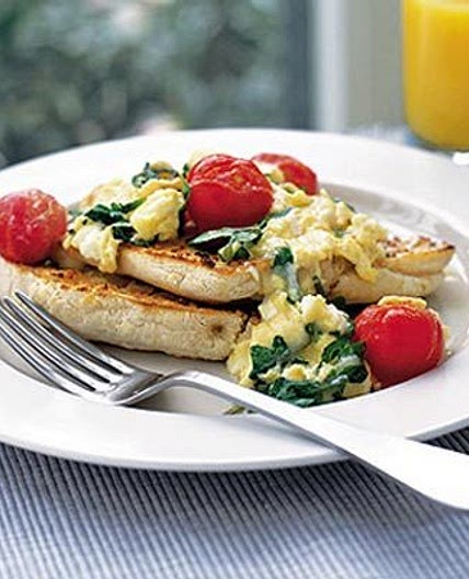 Cheese & watercress scramble
