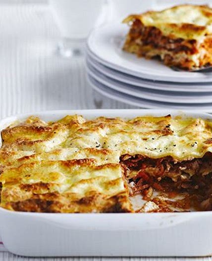 Root veg & ricotta lasagne