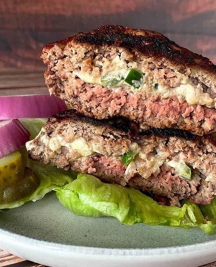 Low Carb Jalapeno Burgers
