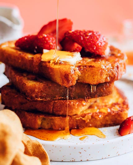 Easy Vegan French Toast (10 Minutes!)