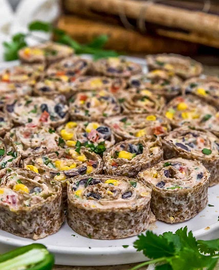 Vegan Mexican Pinwheels