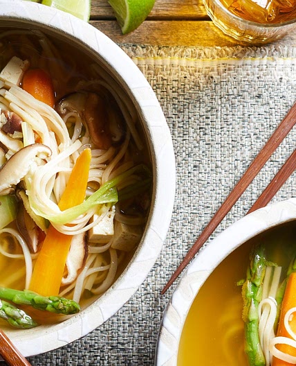 Garlicky Bok Choy Noodle Soup