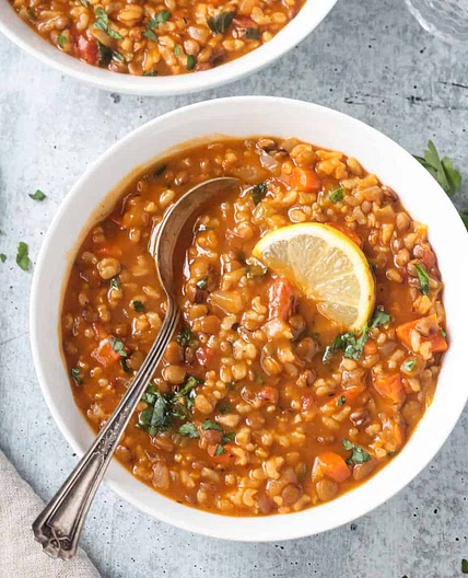 Lentil Rice Soup