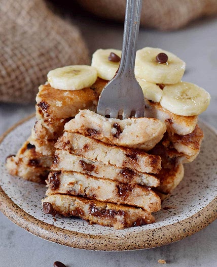 Vegan Chocolate Chip Pancakes