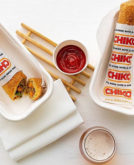 Nailed it: Wazza attempts to recreate the classic Aussie Chiko Roll