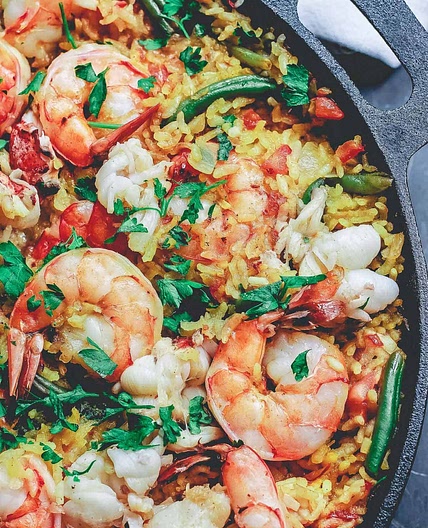 Easy Seafood Paella Recipe