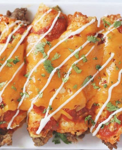Keto Beef Enchiladas