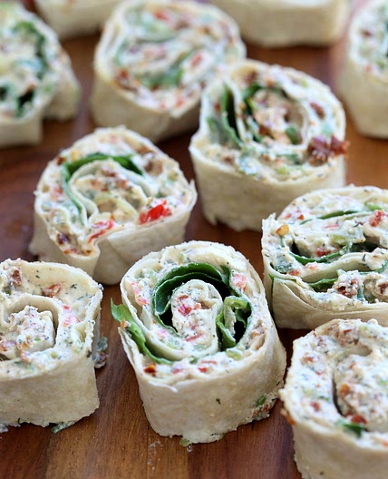 Vegan Tortilla Roll ups Recipe with Dairy free Cream Cheese